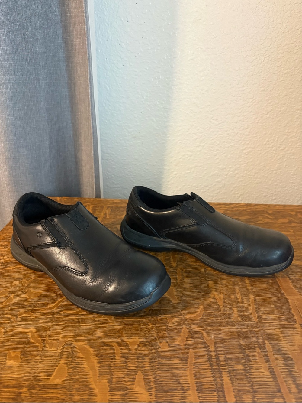 Red Wing Slip Resistant Work Shoes Men’s 8.5 D Black Leather Slip On Safety Work - Picture 3 of 9